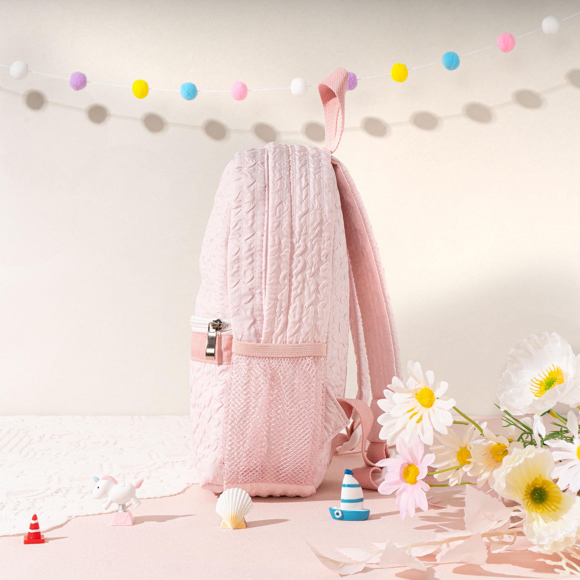 Personalized Seersucker Toddler Backpack: Ballet, Dance, or Travel