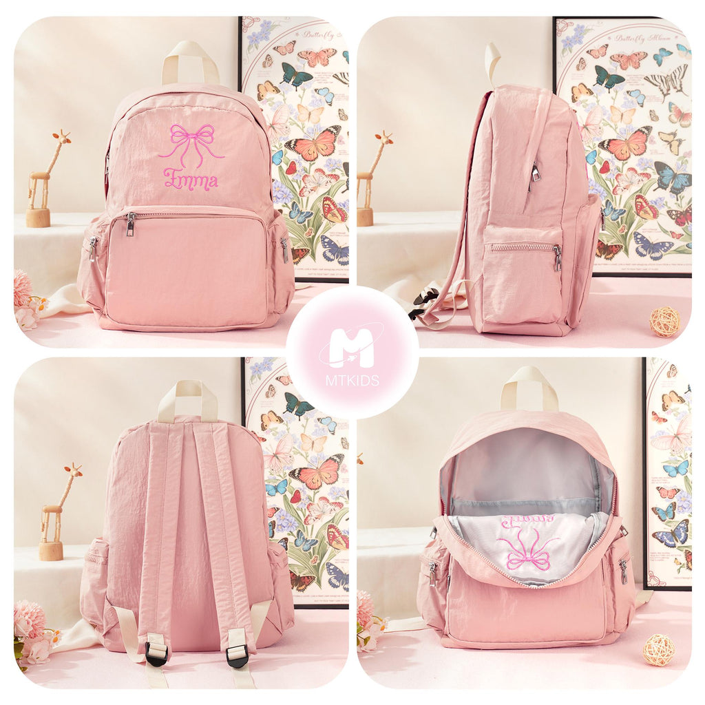 Toddler Backpack: Personalized Preppy Bookbag, Kids School bag, Embroidery Ballet Girls Dance Gift