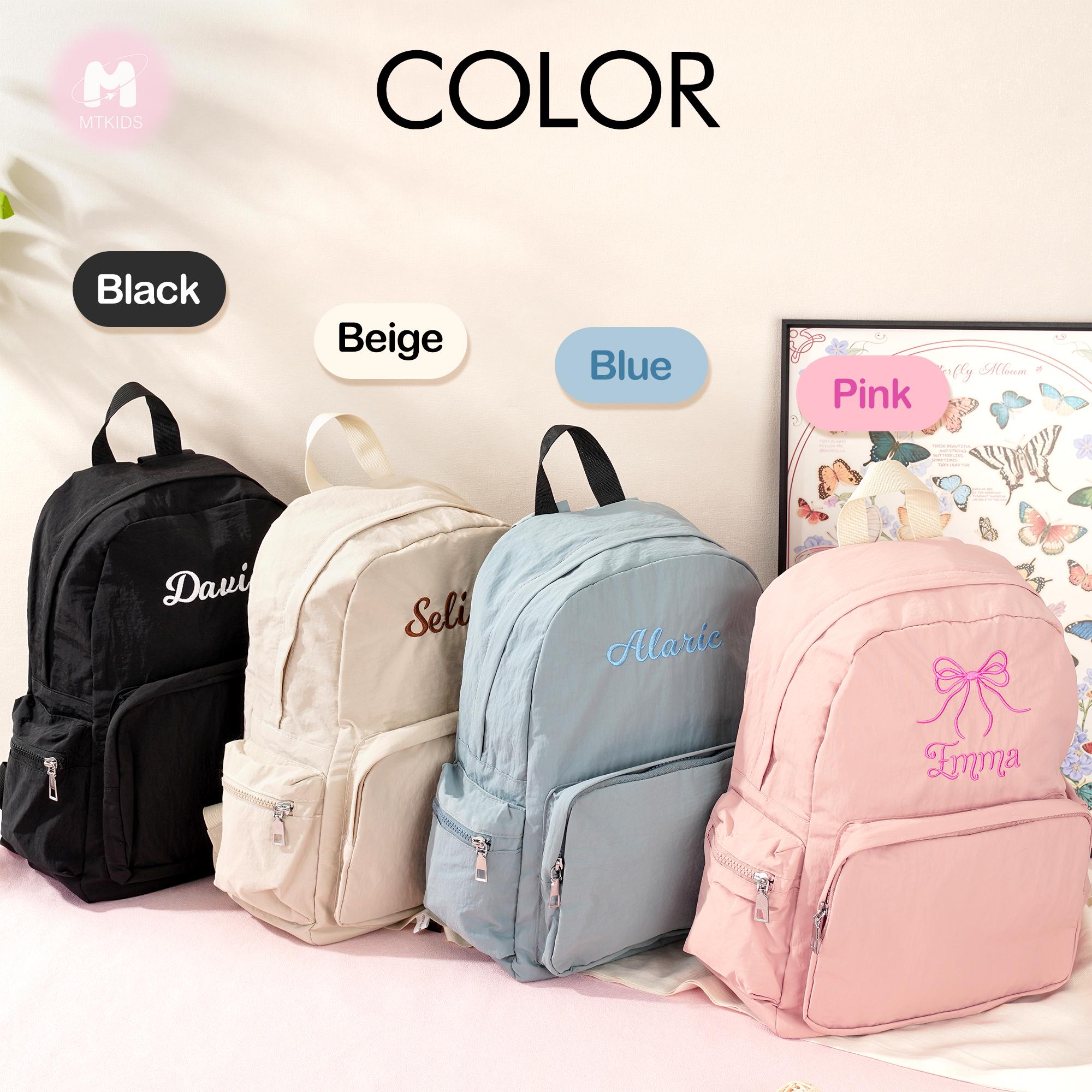 Toddler Backpack: Personalized Preppy Bookbag, Kids School bag, Embroidery Ballet Girls Dance Gift