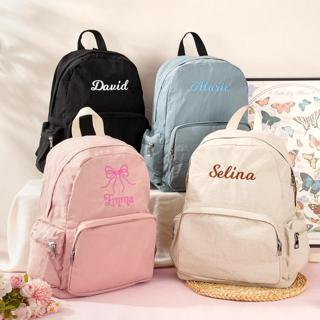 Toddler Backpack: Personalized Preppy Bookbag, Kids School bag, Embroidery Ballet Girls Dance Gift