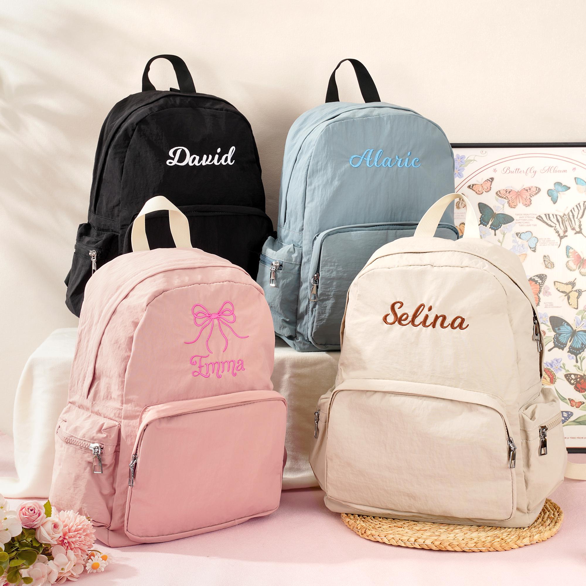 Toddler Backpack: Personalized Preppy Bookbag, Kids School bag, Embroidery Ballet Girls Dance Gift