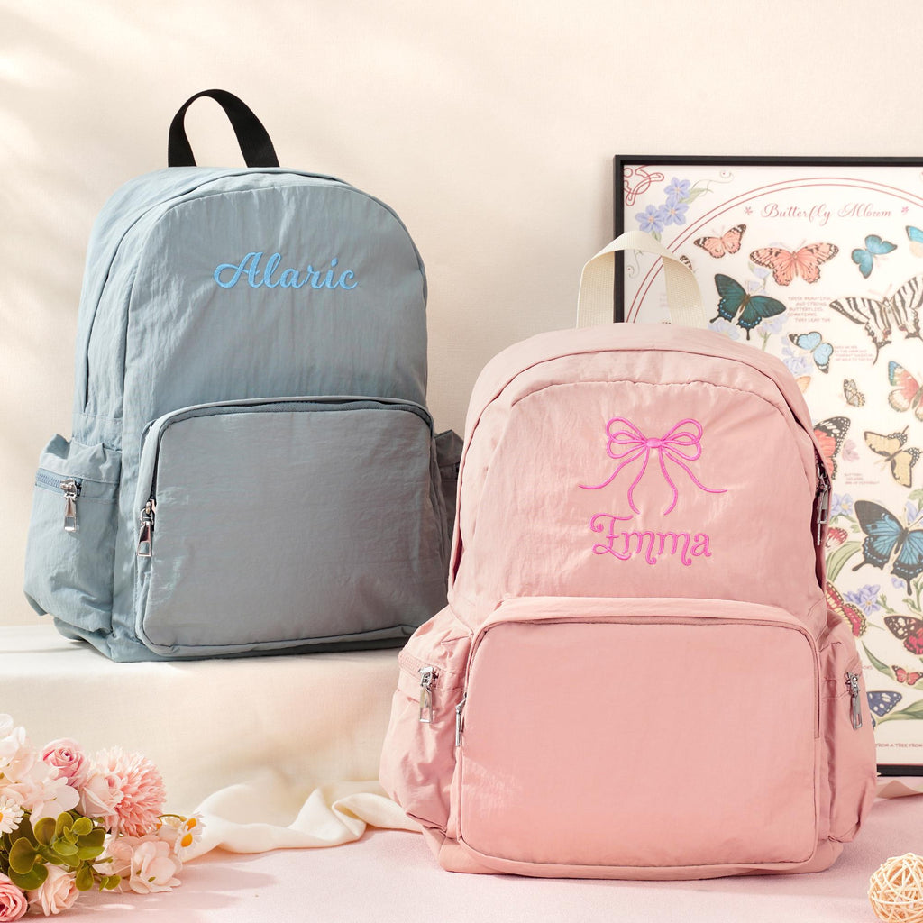 Toddler Backpack: Personalized Preppy Bookbag, Kids School bag, Embroidery Ballet Girls Dance Gift