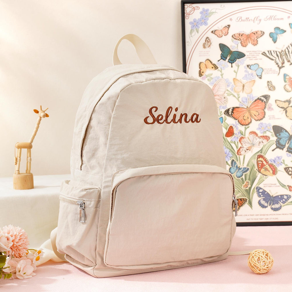 Toddler Backpack: Personalized Preppy Bookbag, Kids School bag, Embroidery Ballet Girls Dance Gift