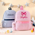 Personalized Toddler Backpack • Seersucker Book Bag • Back to School Kids Gift