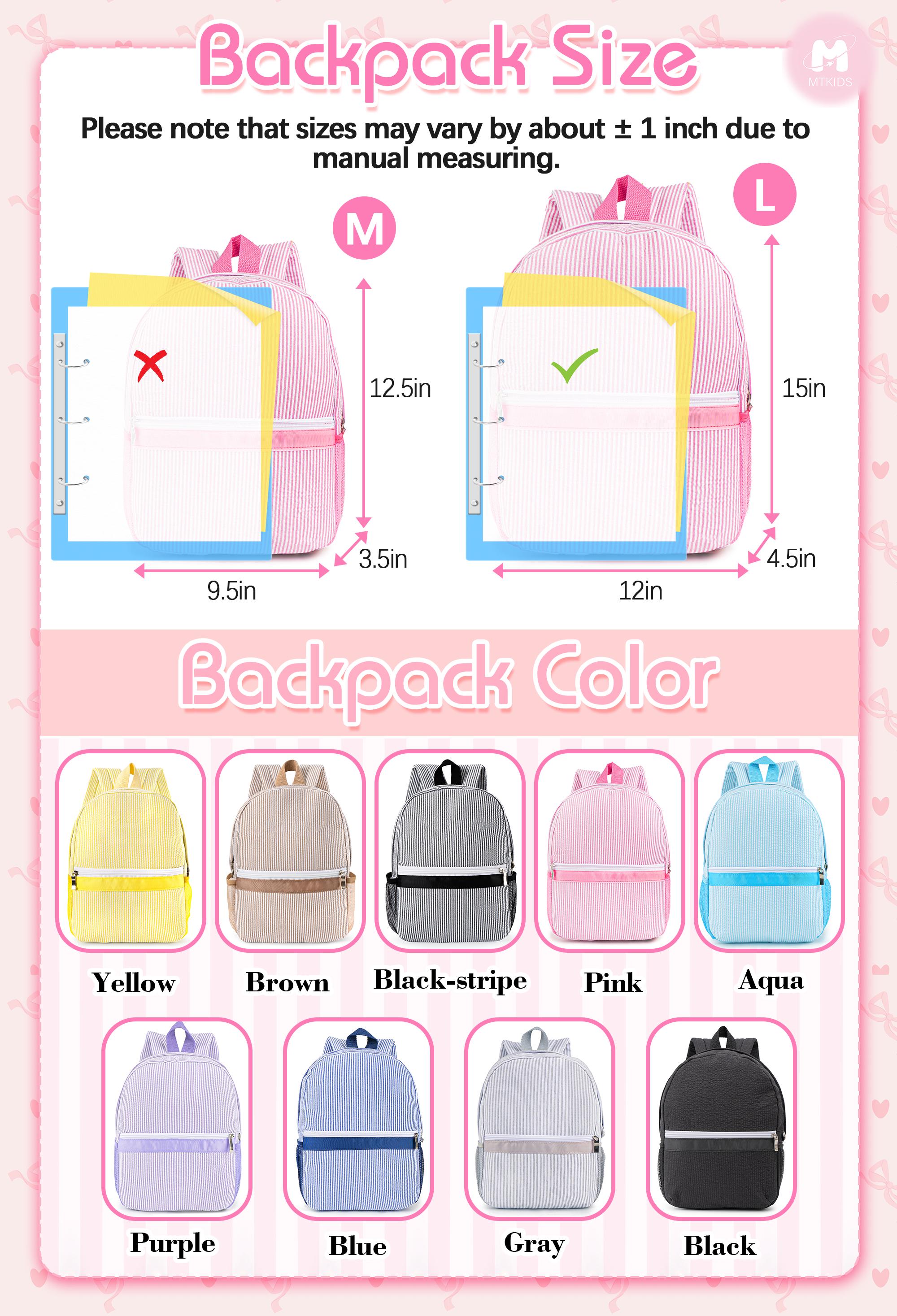 Personalized Toddler Backpack, Back to School Kindergarten Gift, Kids Summer Camp Bag