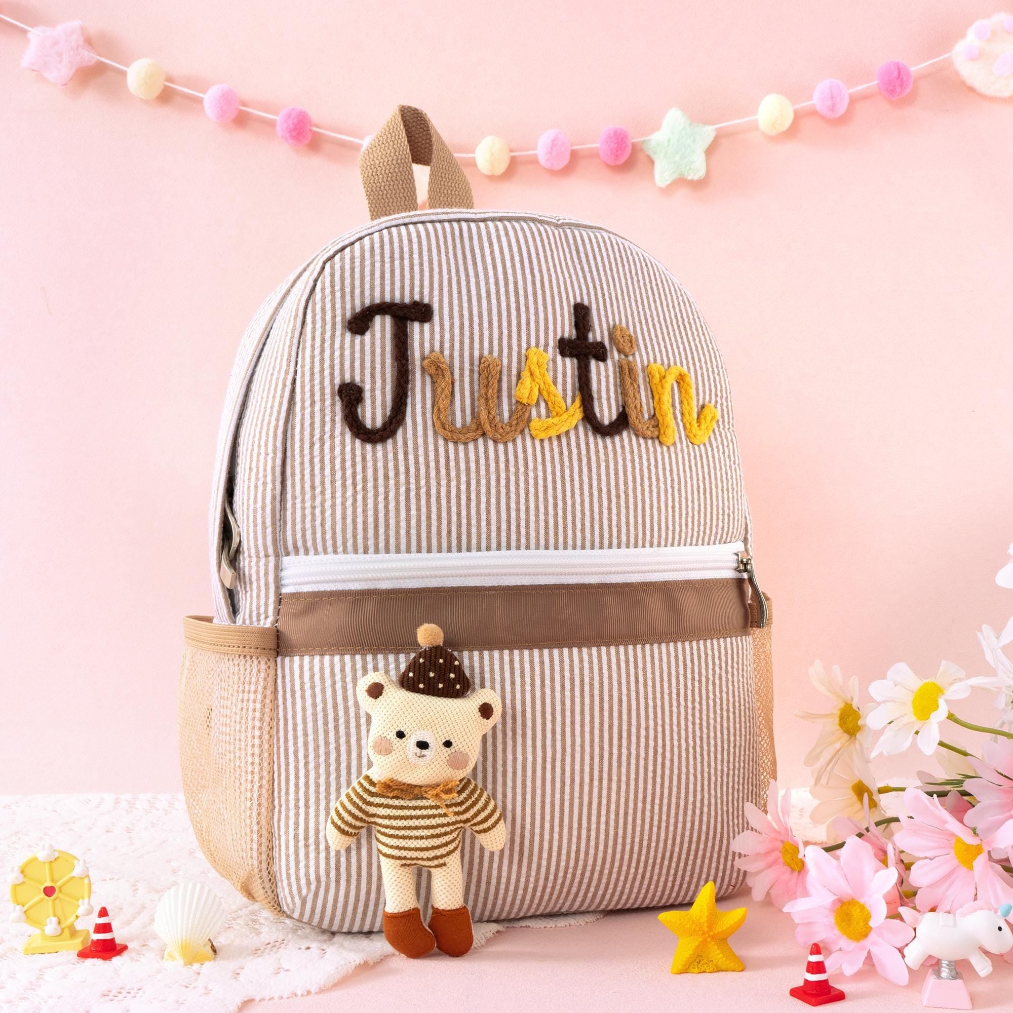 Personalized Toddler Backpack, Back to School Kindergarten Gift, Kids Summer Camp Bag