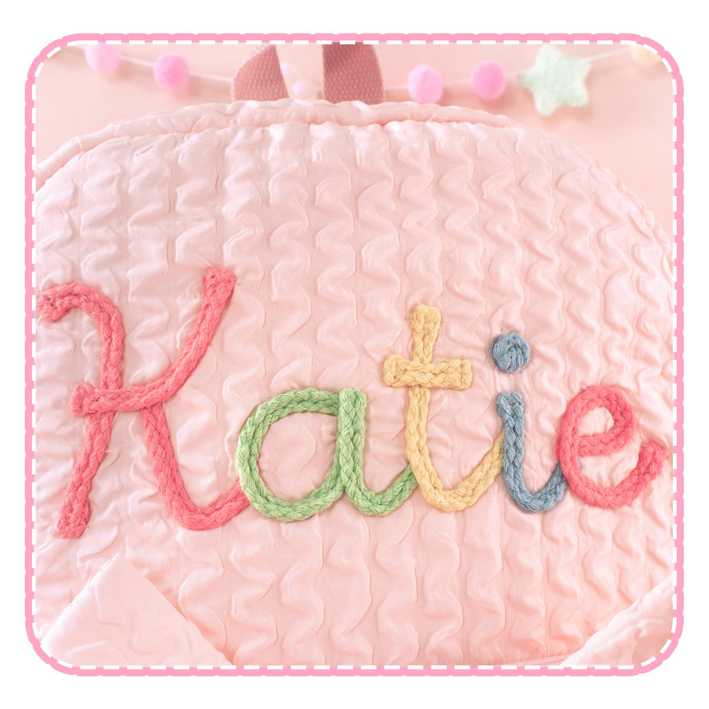 Toddler Backpack with Bow, Personalized Kindergarten Gift, Girls Dance Bag
