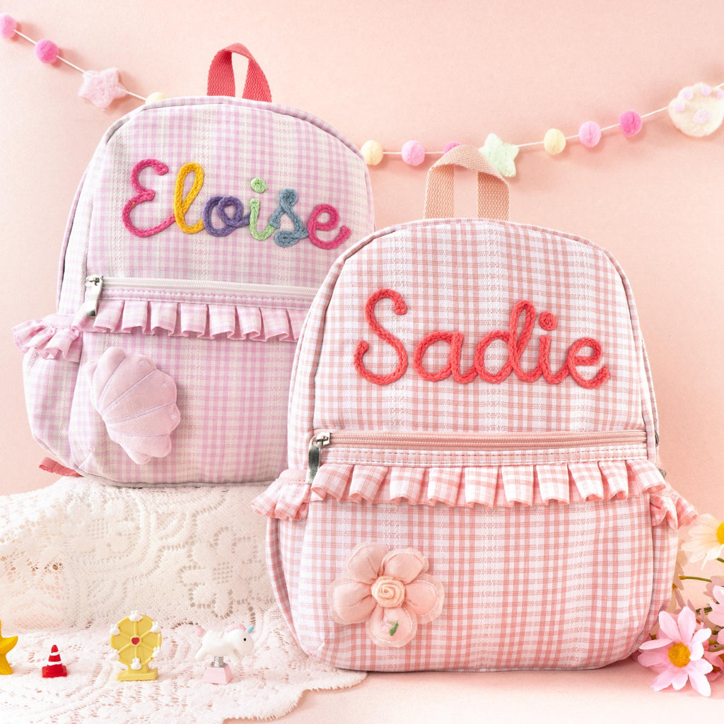 Girls Dance Backpack, Kids Kindergarten Gift, Personalized Toddler School Book Bag
