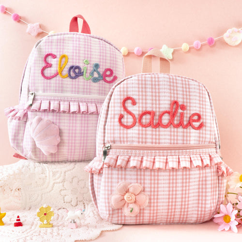 Girls Dance Backpack, Kids Kindergarten Gift, Personalized Toddler School Book Bag