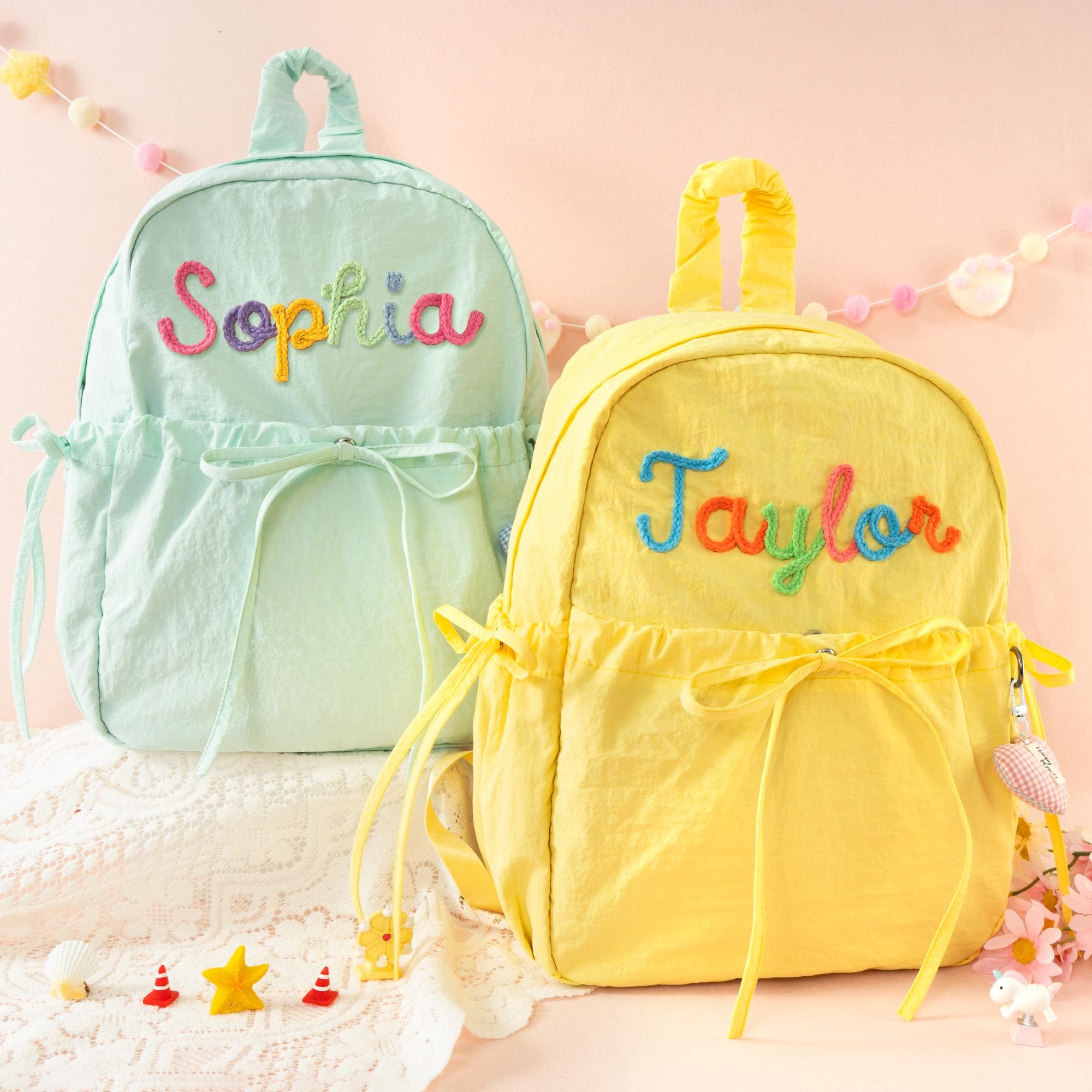 Personalized Toddler Backpack, Child School Book Bag, Kids Summer Camp Gift