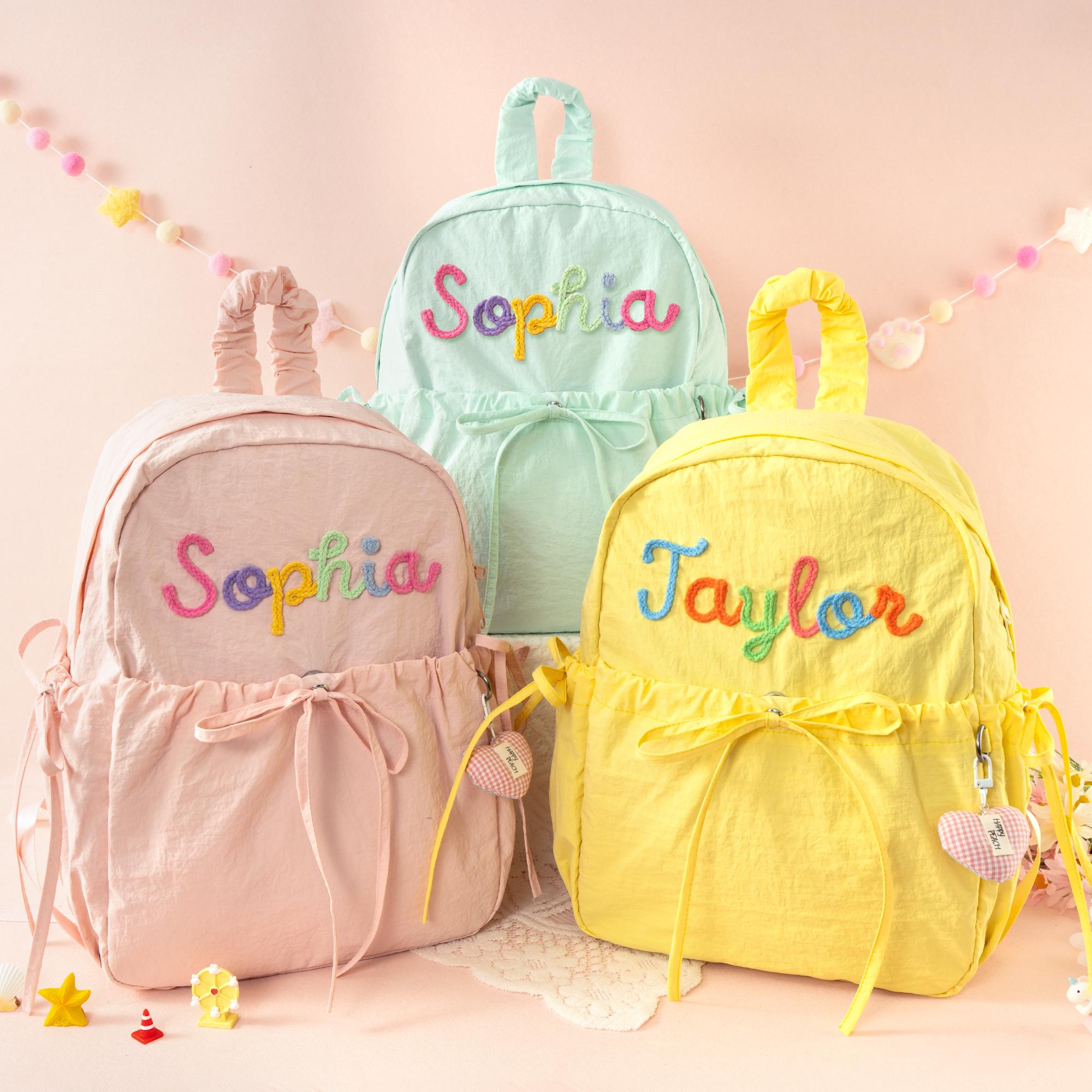 Personalized Toddler Backpack, Child School Book Bag, Kids Summer Camp Gift
