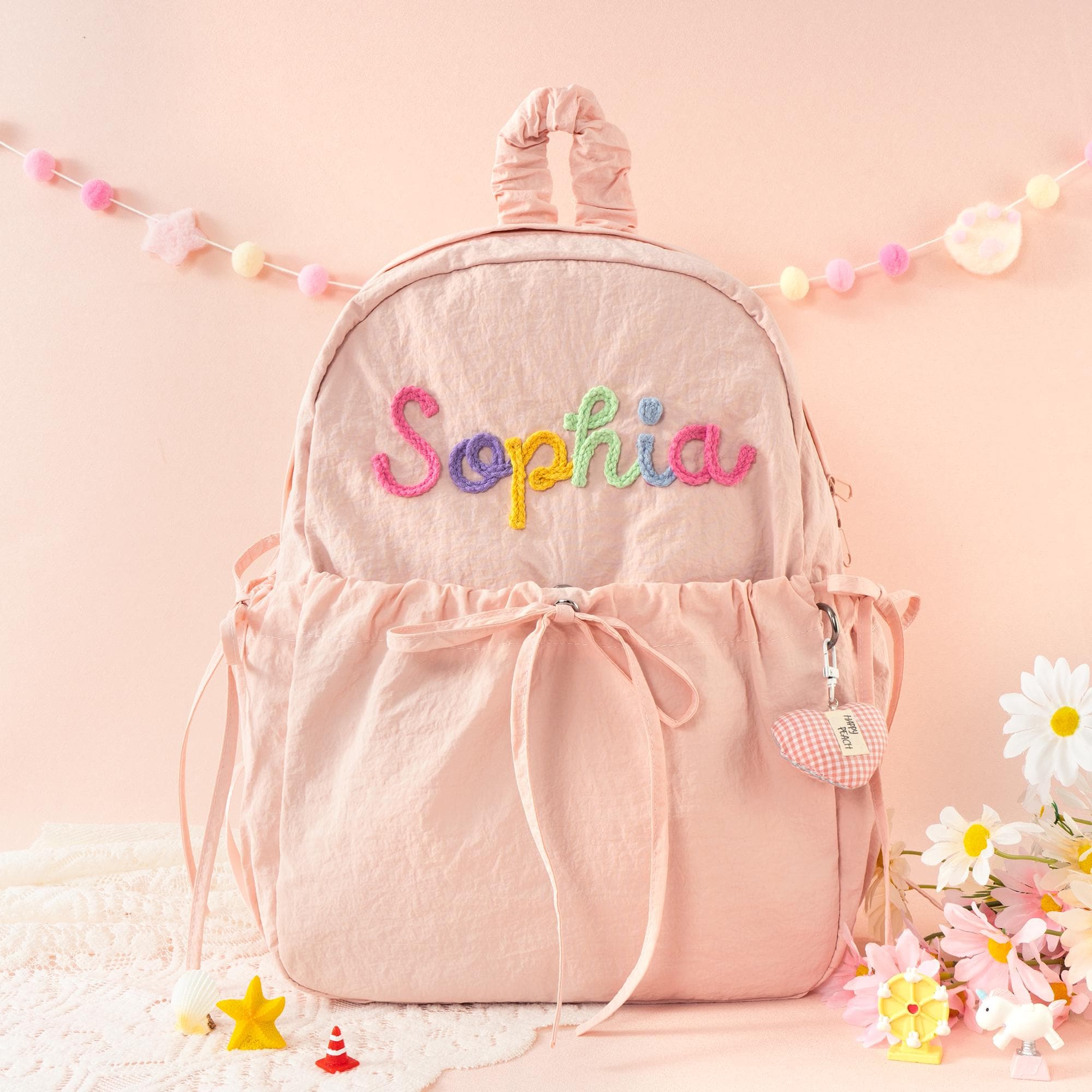 Personalized Toddler Backpack, Child School Book Bag, Kids Summer Camp Gift