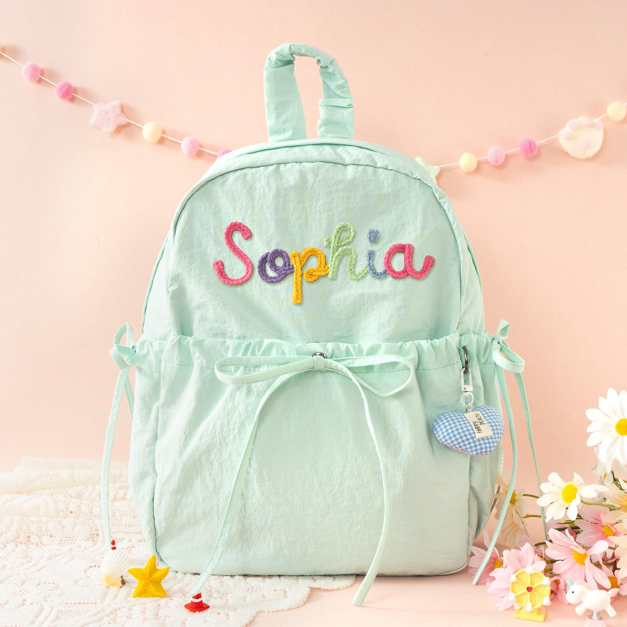 Personalized Toddler Backpack, Child School Book Bag, Kids Summer Camp Gift