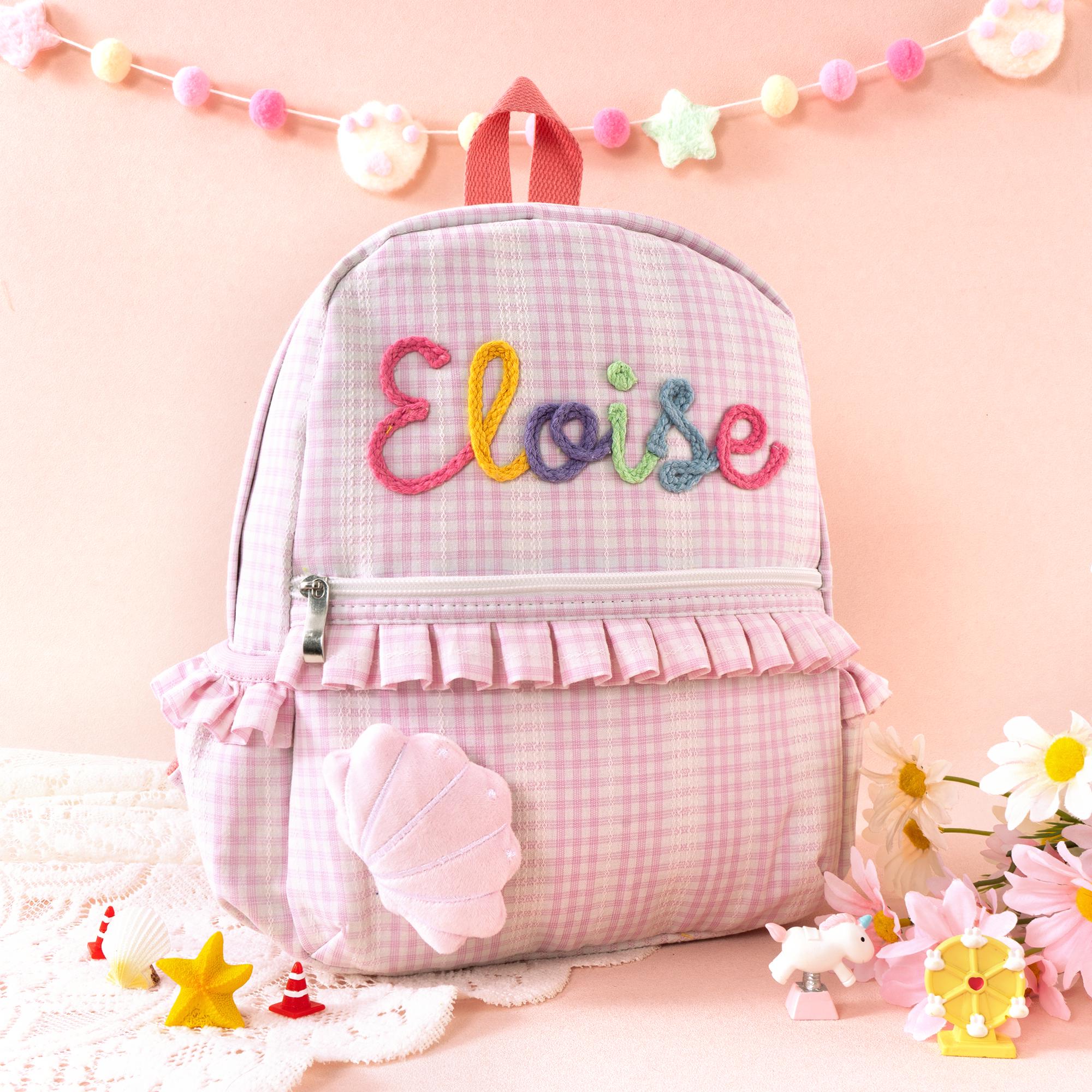 Girls Dance Backpack, Kids Kindergarten Gift, Personalized Toddler School Book Bag
