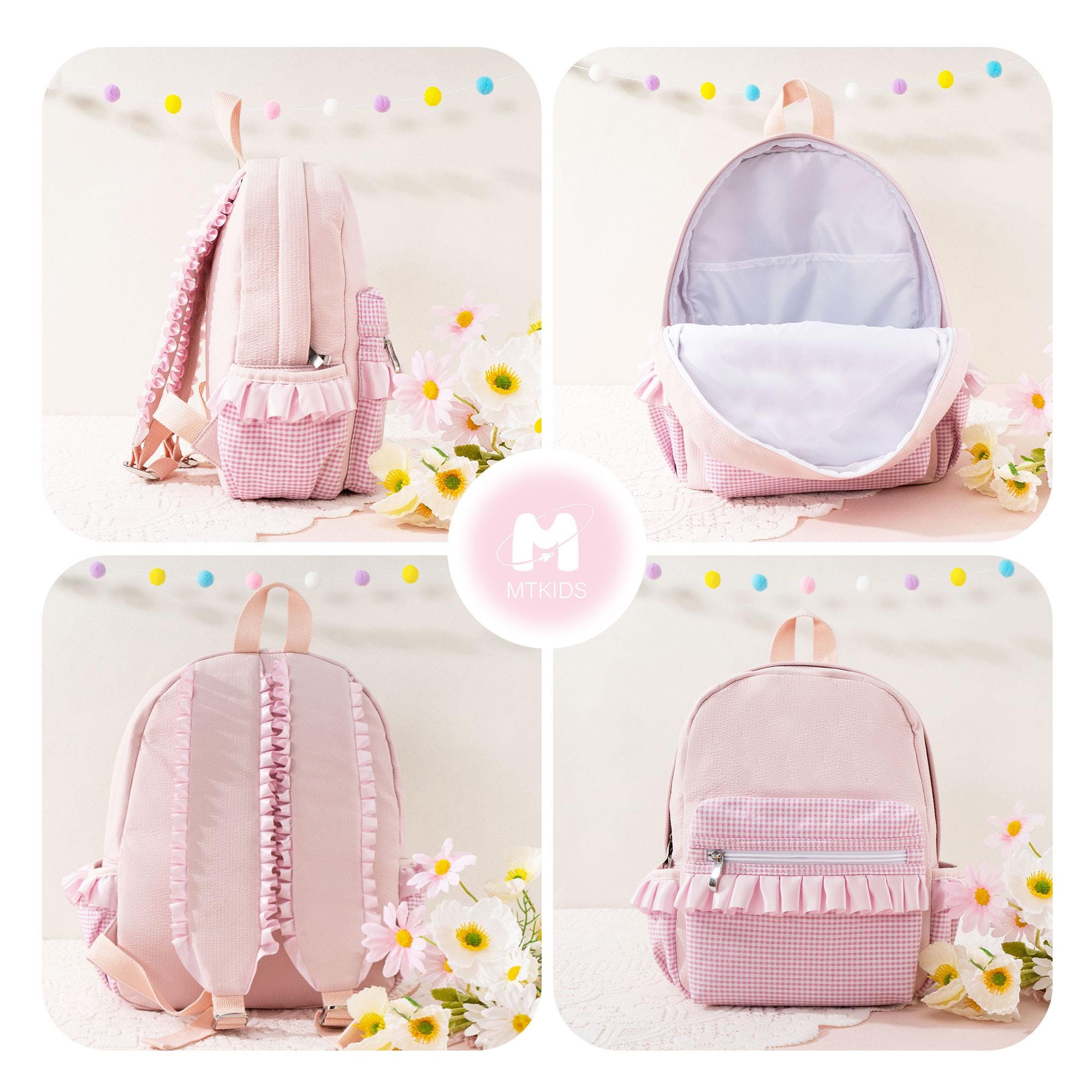 Toddler Backpack, Kindergarten Back to School Gift, Personalized Kids Summer Camp Bag