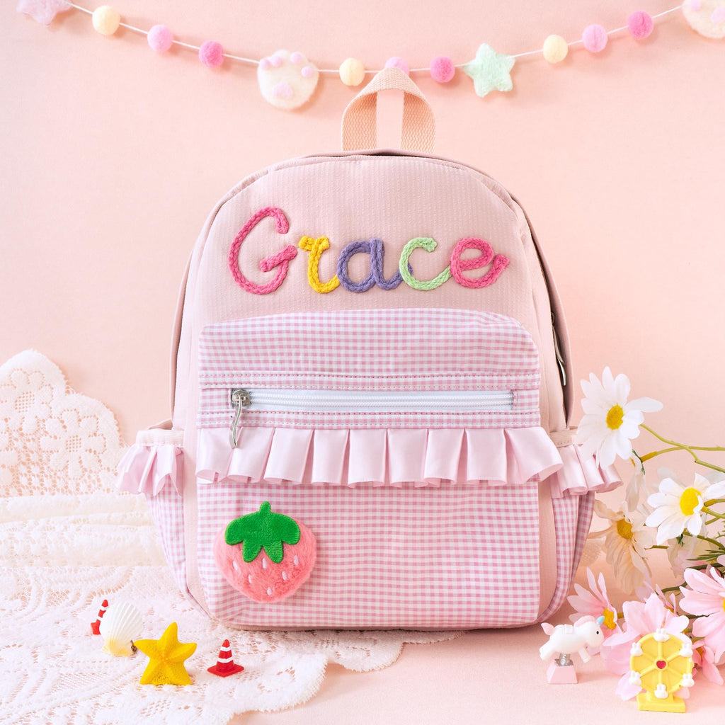 Toddler Backpack, Kindergarten Back to School Gift, Personalized Kids Summer Camp Bag