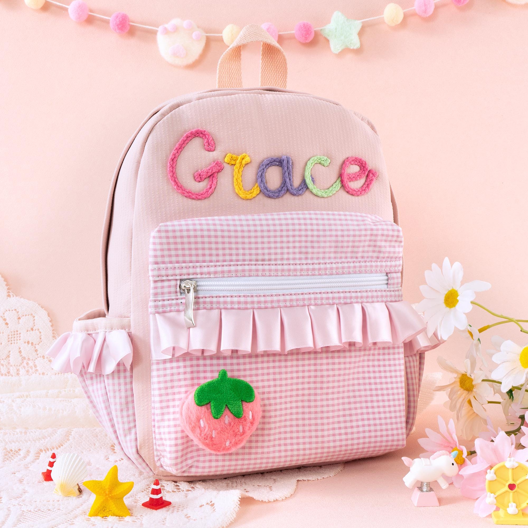 Toddler Backpack, Kindergarten Back to School Gift, Personalized Kids Summer Camp Bag