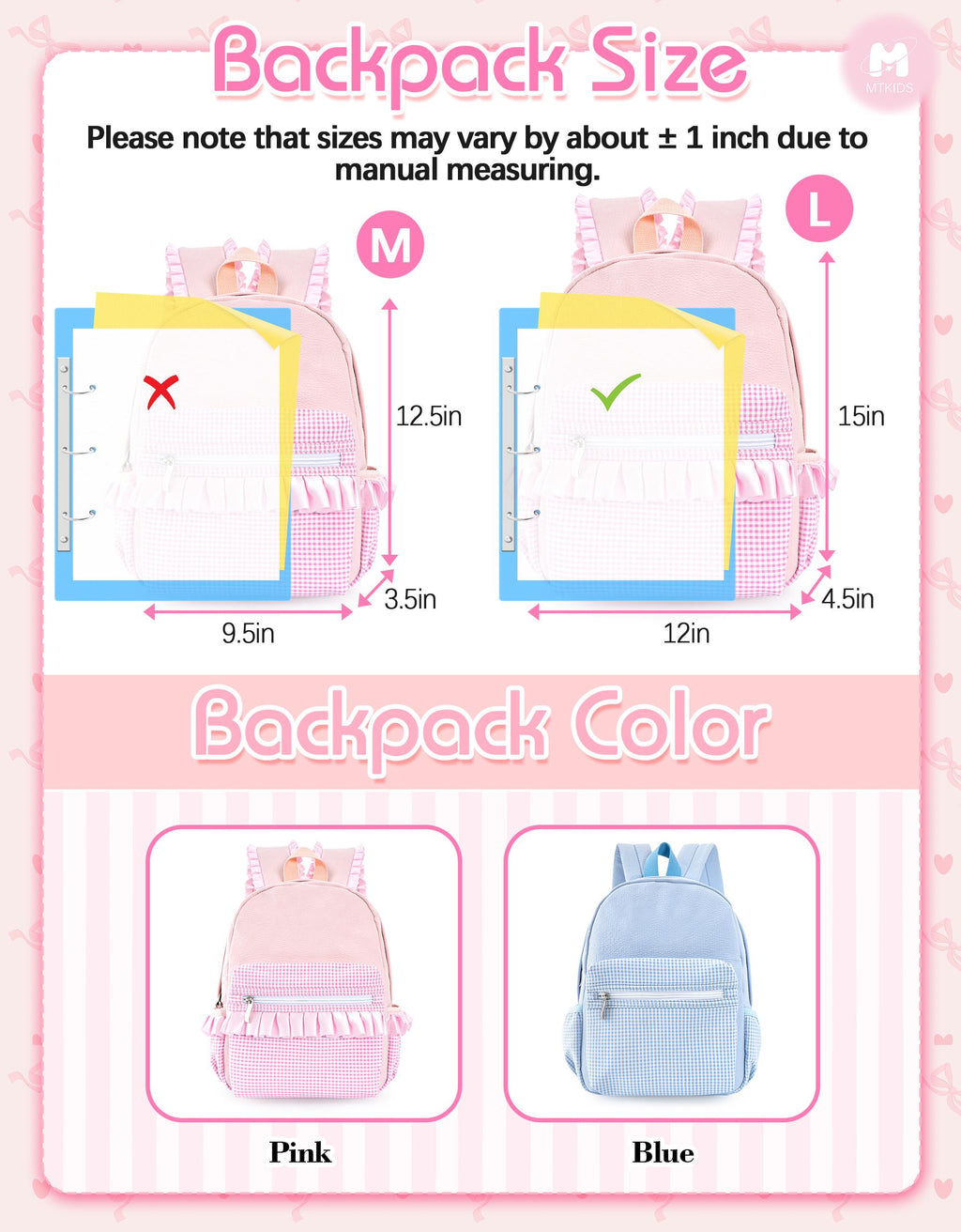 Toddler Backpack, Kindergarten Back to School Gift, Personalized Kids Summer Camp Bag