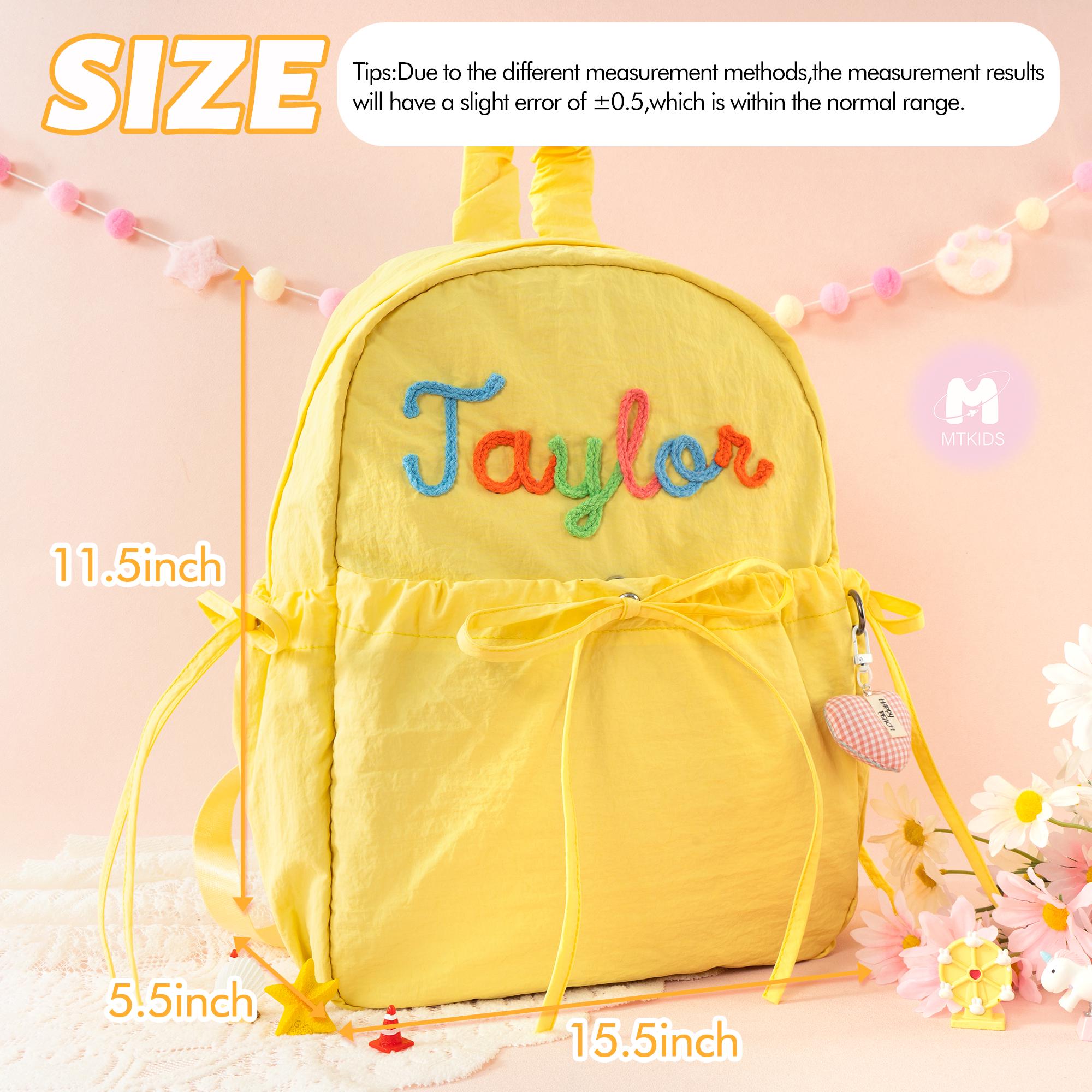 Personalized Toddler Backpack, Child School Book Bag, Kids Summer Camp Gift